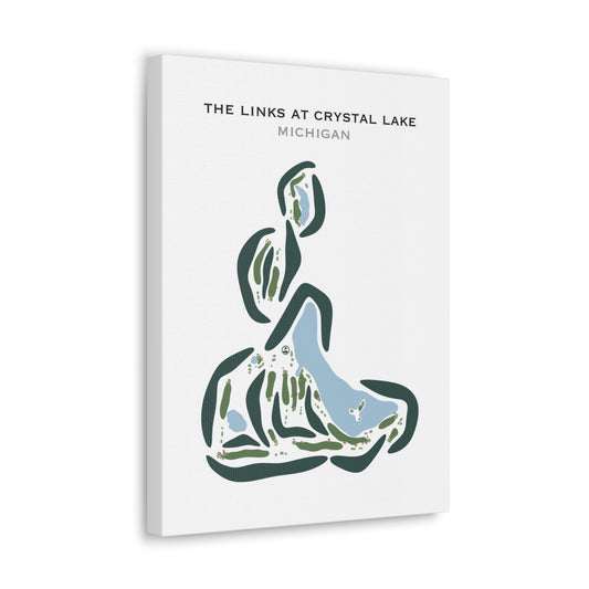 The Links at Crystal Lake, Michigan - Printed Golf Courses