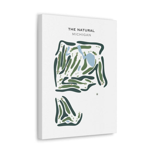 The Natural, Michigan - Printed Golf Course