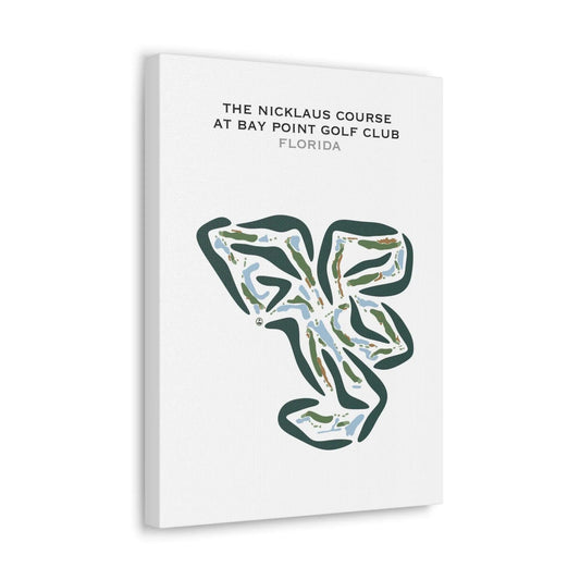 Nicklaus Course at Bay Point Golf Club, Florida - Printed Golf Courses