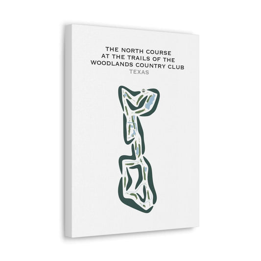 The North Course - The Golf Trails at The Woodlands, Texas - Printed Golf Courses