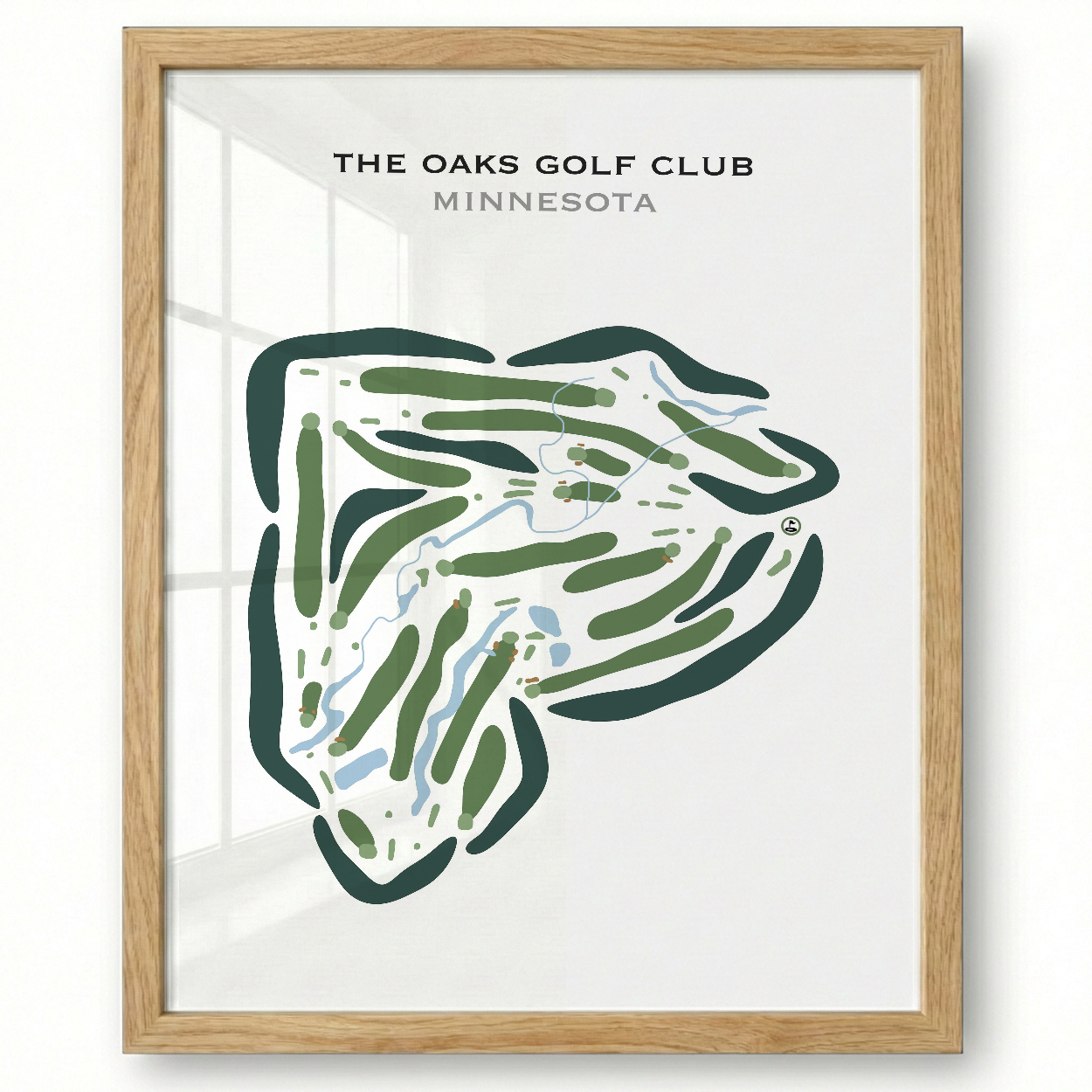The Oaks Golf Club, Minnesota - Printed Golf Courses