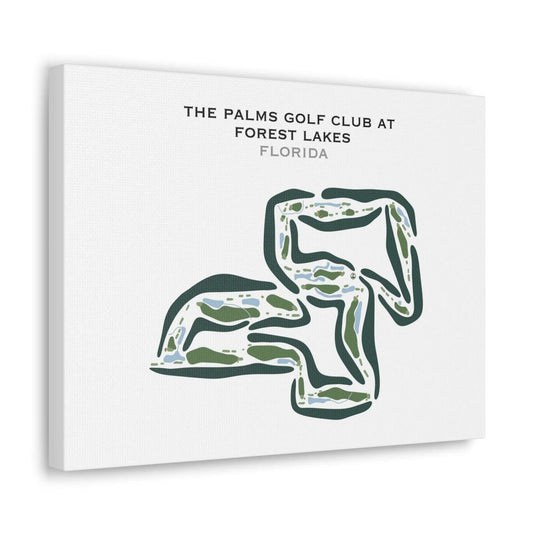The Palms Golf Club at Forest Lakes, Florida - Printed Golf Courses