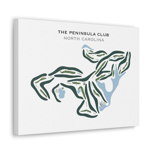 The Peninsula Club, North Carolina - Printed Golf Courses