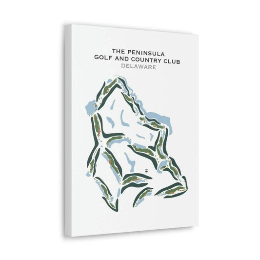 The Peninsula Golf & Country Club, Delaware - Printed Golf Courses