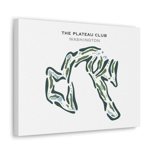 The Plateau Club, Washington - Printed Golf Course