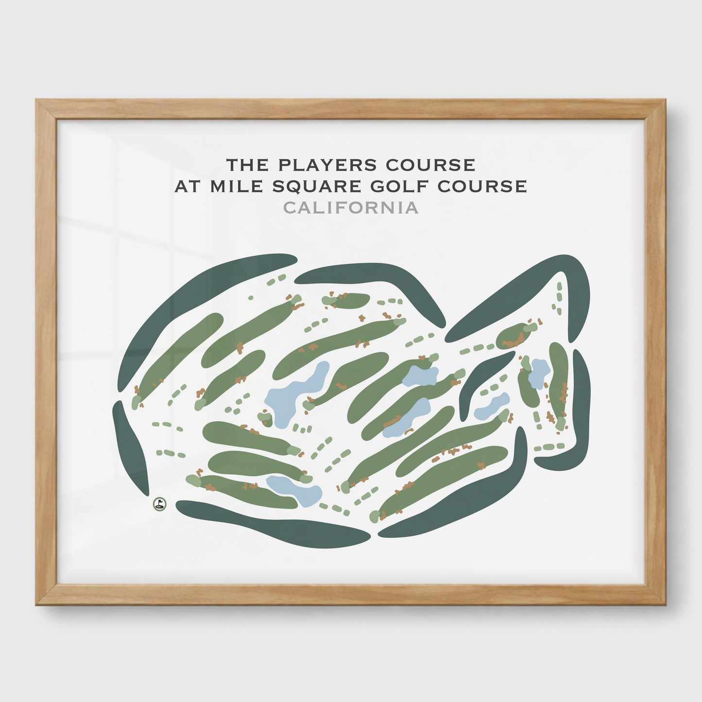 The Players Course at Mile Square Golf Course, California - Printed Golf Courses