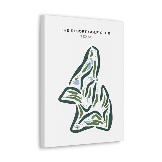 The Resort Golf Club, Texas - Printed Golf Courses