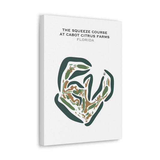 The Squeeze Course at Cabot Citrus Farms, Florida - Printed Golf Courses