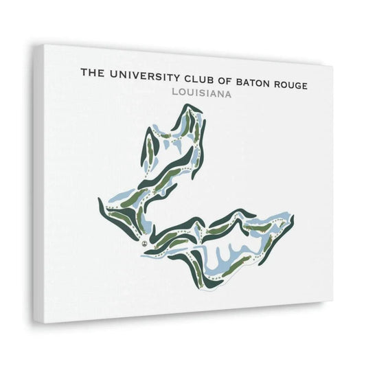The University Club of Baton Rouge, Louisiana - Printed Golf Courses