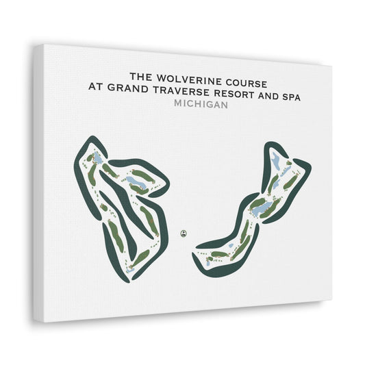 The Wolverine Golf Course at Grand Traverse Resort and Spa, Michigan - Printed Golf Courses