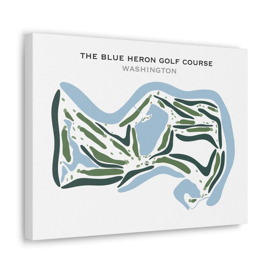 The Blue Heron Golf Course, Washington - Printed Golf Courses