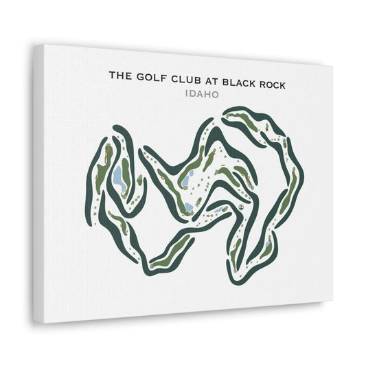 The Golf Club At Black Rock, Idaho - Printed Golf Courses