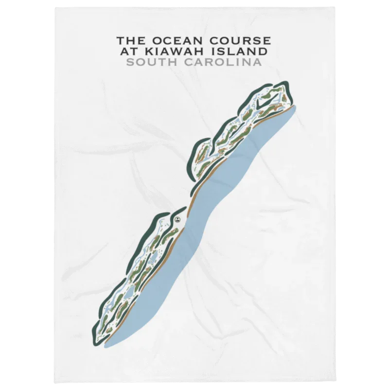 The Ocean Course at Kiawah Island, South Carolina - Printed Golf Courses