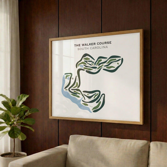 The Walker Course, South Carolina - Printed Golf Courses