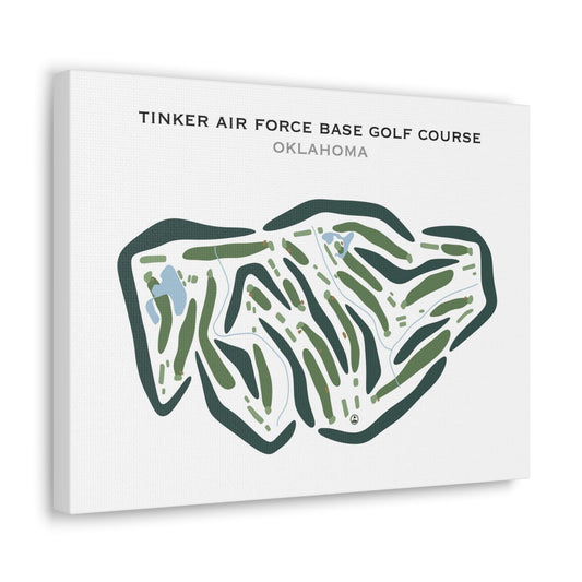 Tinker Air Force Base Golf Course, Oklahoma - Printed Golf Courses