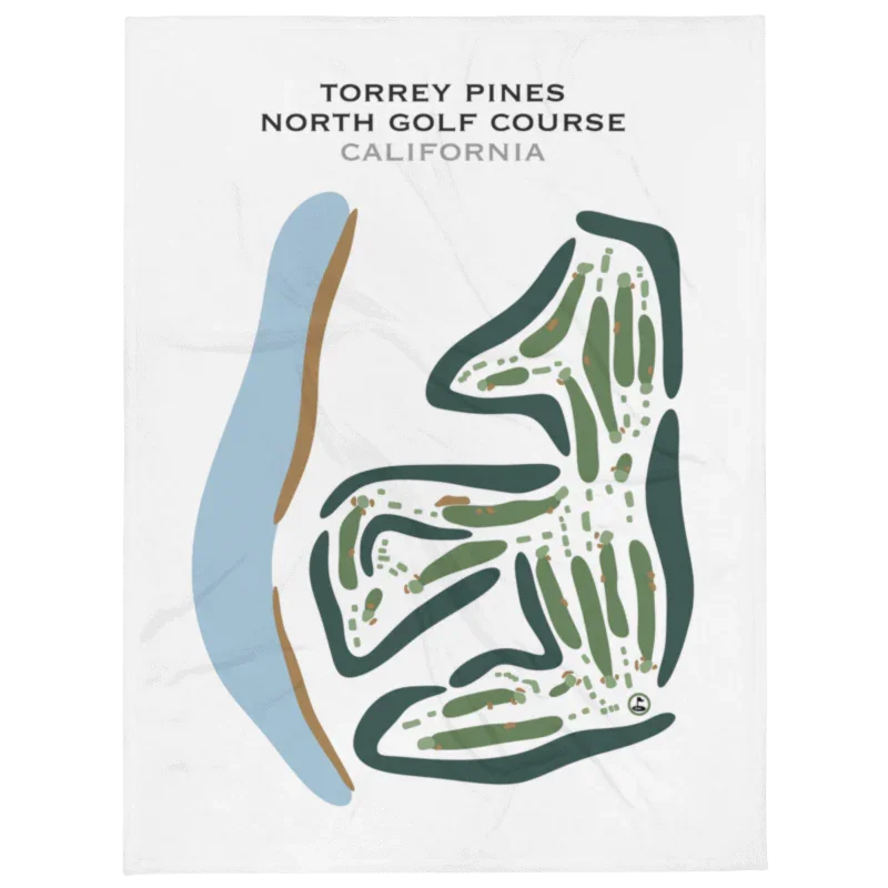 Torrey Pines North Course, California - Printed Golf Courses