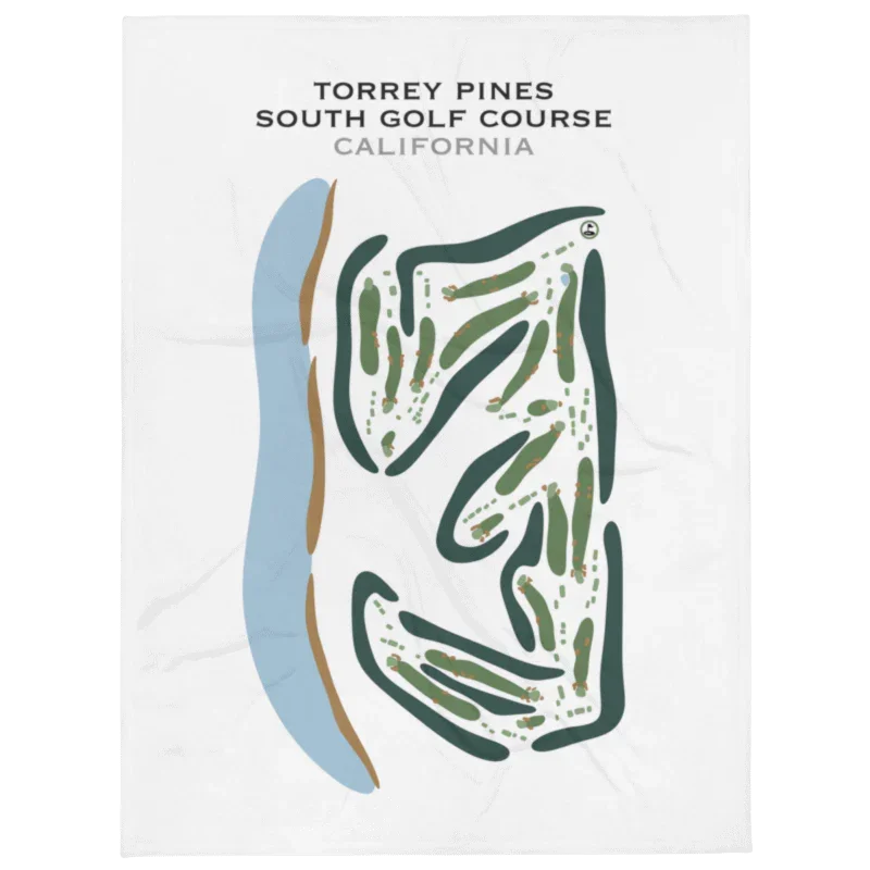 Torrey Pines South Course, California - Printed Golf Courses