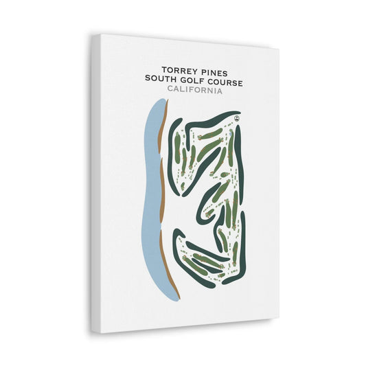 Torrey Pines South Course, California - Printed Golf Courses