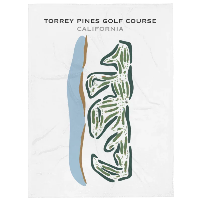 Torrey Pines Golf Course, California - Printed Golf Courses