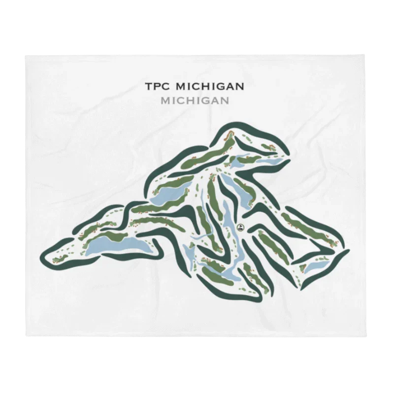 TPC Michigan, Michigan - Printed Golf Courses