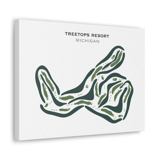 Treetops Resort, Michigan - Printed Golf Courses