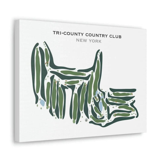 Tri-County Country Club, New York - Printed Golf Courses