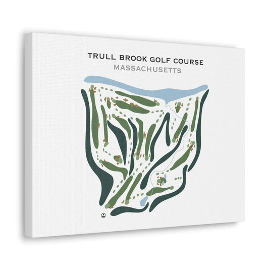 Trull Brook Golf Course, Massachusetts - Printed Golf Courses