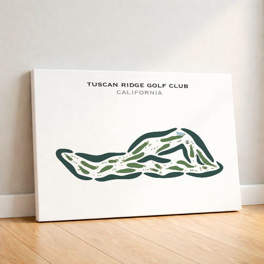 Tuscan Ridge Golf Club, California - Printed Golf Courses