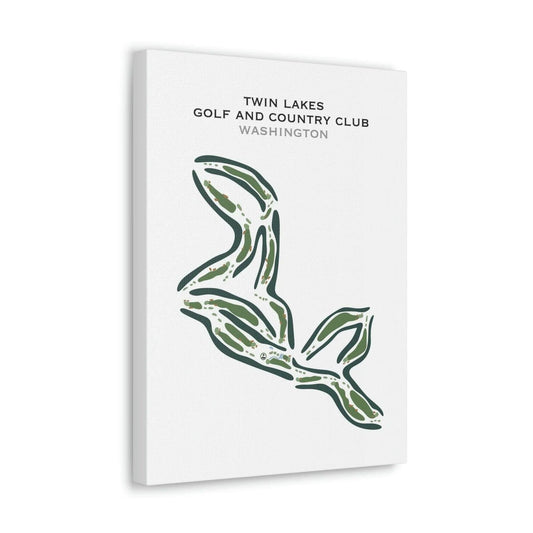 Twin Lakes Golf & Country Club, Washington - Printed Golf Courses