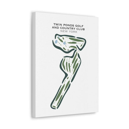 Twin Ponds Golf & Country Club, New York - Printed Golf Courses