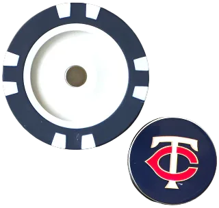 Officially Licensed Minnesota Twins Poker Chip Ball Marker - GOLF LEAGUE
