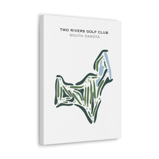 Two Rivers Golf Club, South Dakota - Printed Golf Course