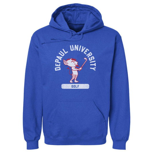 DePaul Blue Demons Mascot Golf WHT