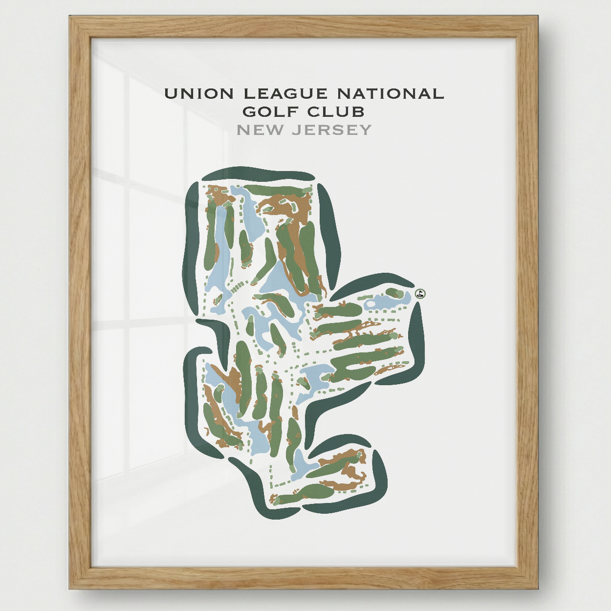 Union League National Golf Club, New Jersey - Printed Golf Courses
