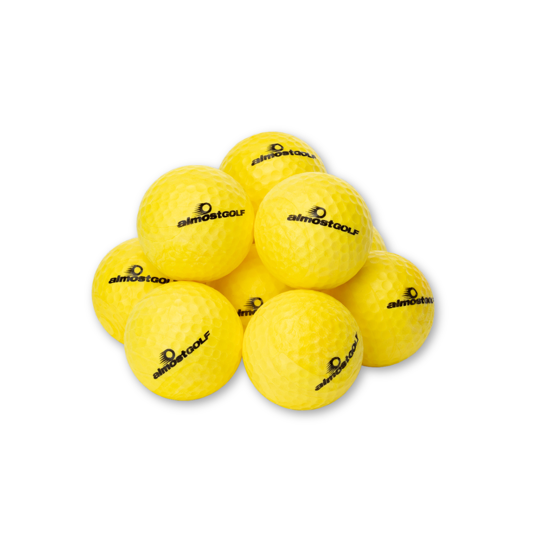 almostGOLF 24 Pack Practice Golf Balls – Practice Your Golf Game Safely Anywhere, Anytime