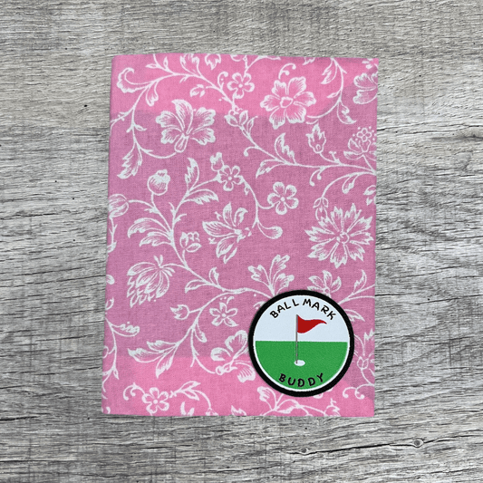 Pink Flowers Ball Mark Buddy