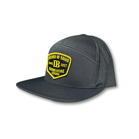 Premium Active Father Of Sons Patch Hat (Black)