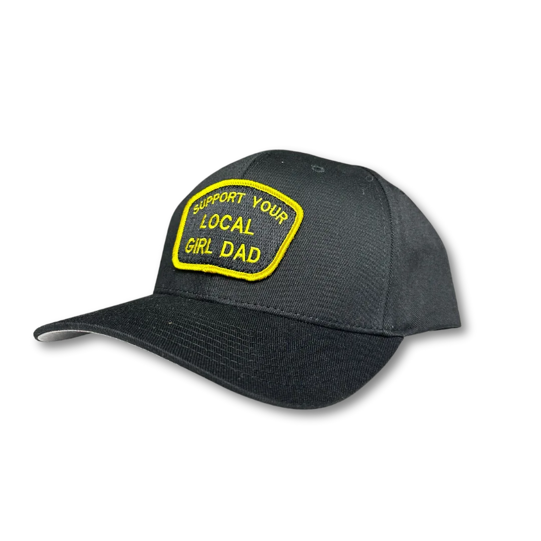 Support Your Local Girl Dad Flexfit Hat (XL) - GOLF LEAGUE
