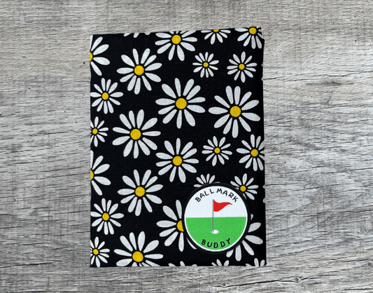 Black Daisy Ball Mark Buddy