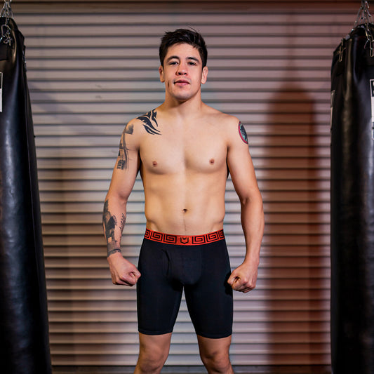 SHEATH V Men's 8" Sports Performance Boxer Brief