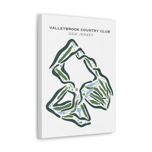 Valleybrook Country Club, New Jersey - Printed Golf Courses