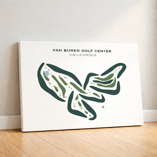 Van Buren Golf Center, California - Printed Golf Courses