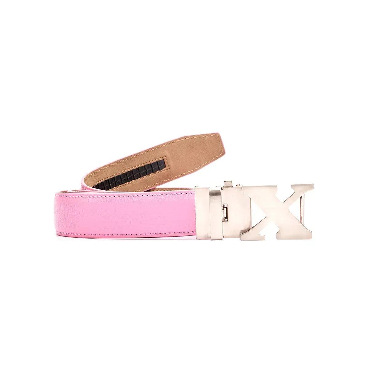 Vegan_Leather_Golf_Belt_Pink - GOLF LEAGUE