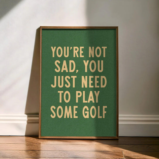 VerticalOnWallEditablePostercopy3Not_Sad_Golfcopy6 - GOLF LEAGUE