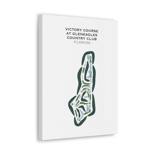 Victory Course at Gleneagles Country Club, Florida - Printed Golf Courses