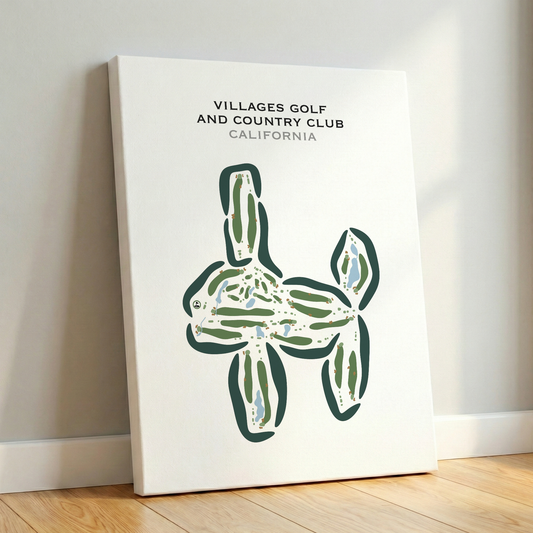 Villages Golf & Country Club, California - Printed Golf Courses