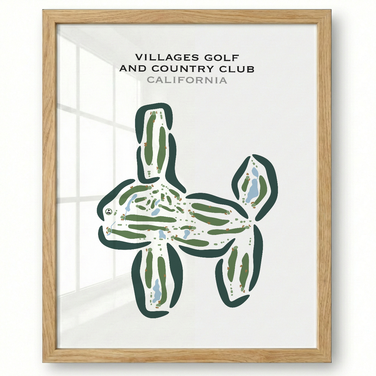 Villages Golf & Country Club, California - Printed Golf Courses