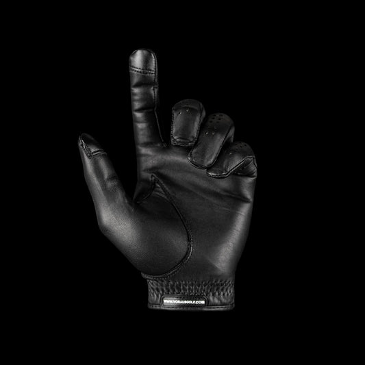 Through Touch Golf Glove - Black/Green - GOLF LEAGUE