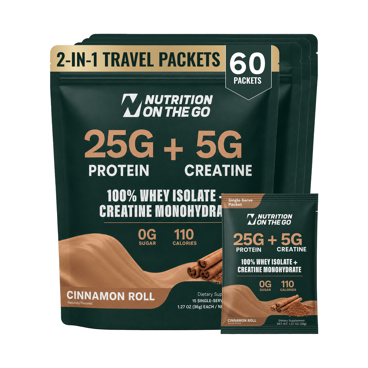 Whey Protein Isolate with Creatine | Single-Serve Packets