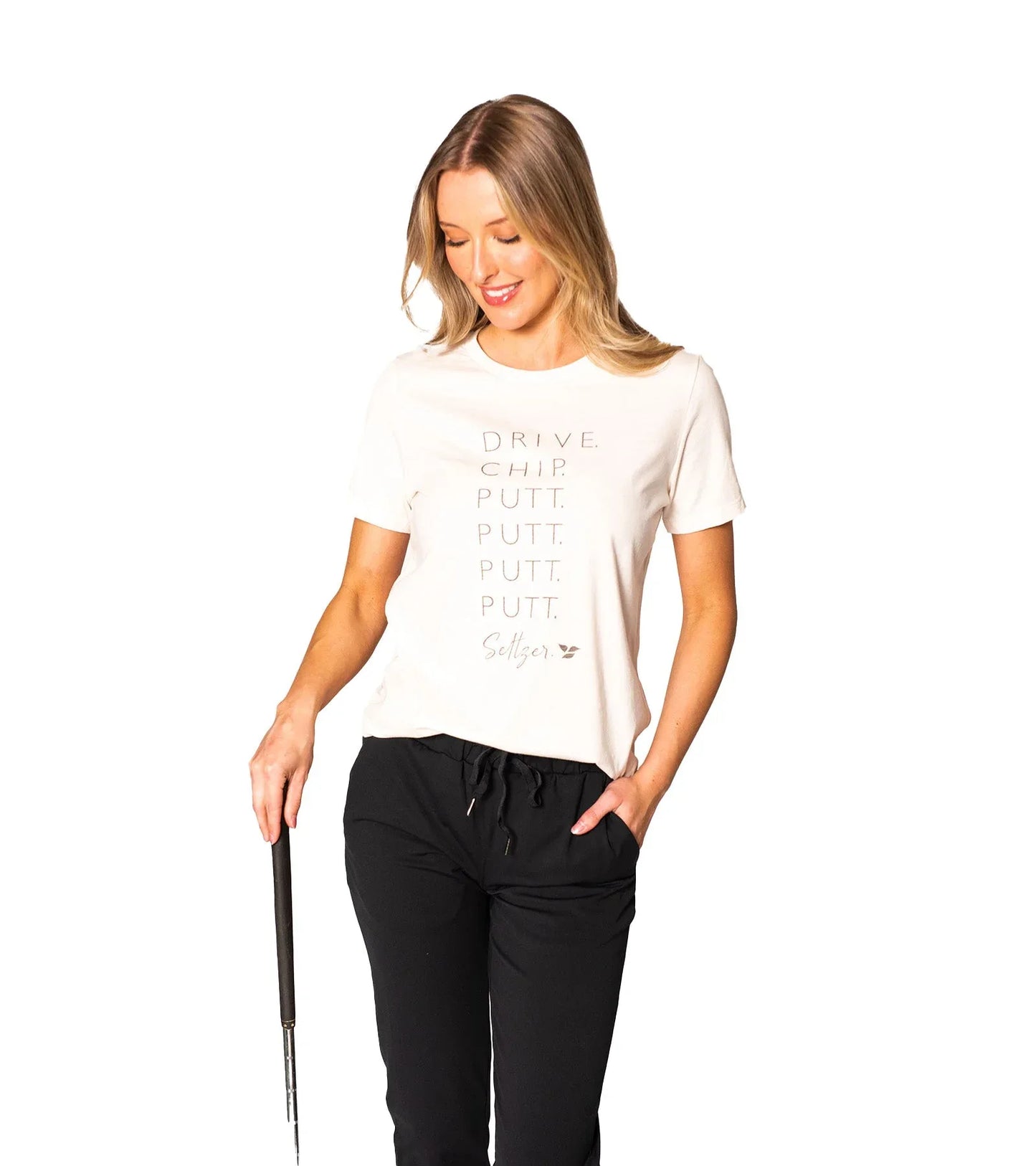 Putt, Putt Seltzer Crewneck Tee - GOLF LEAGUE